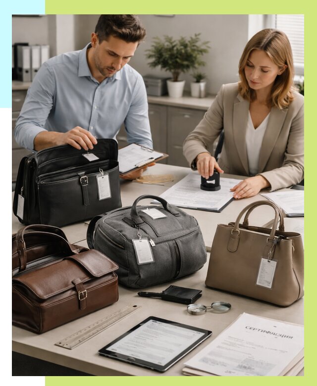 Сертификация сумок в Азнакаеве от 7697 руб. | Алешин-Знк