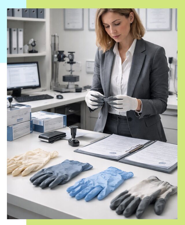 Сертификация перчаток в Азнакаеве от 8723 р. | Алешин-Знк