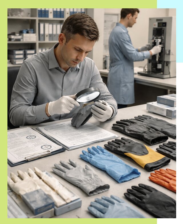 Сертификация перчаток и средств защиты продукции в Азнакаеве