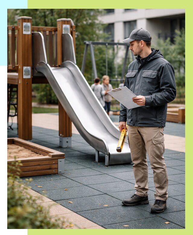 Сертификация детских площадок в Азнакаеве от 25655 р. | Алешин-Знк