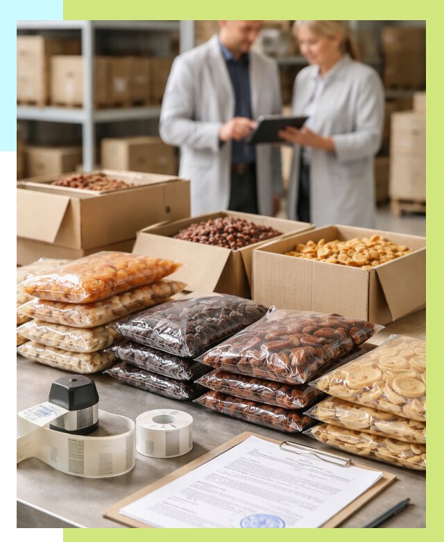 Сертификация сухофруктов в Азнакаеве от 12314 р. | Алешин-Знк под ключ