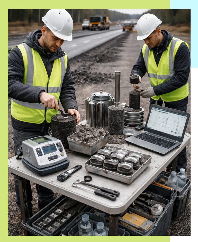 Сертификация асфальта: испытания и подтверждение в Азнакаеве