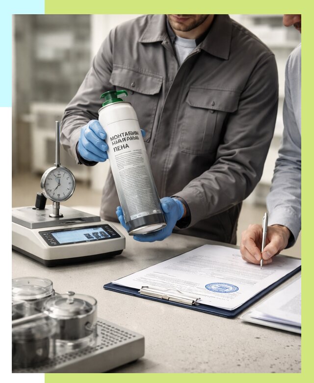 Сертификация монтажной пены в Азнакаеве от 15393 р. | Алешин-Знк