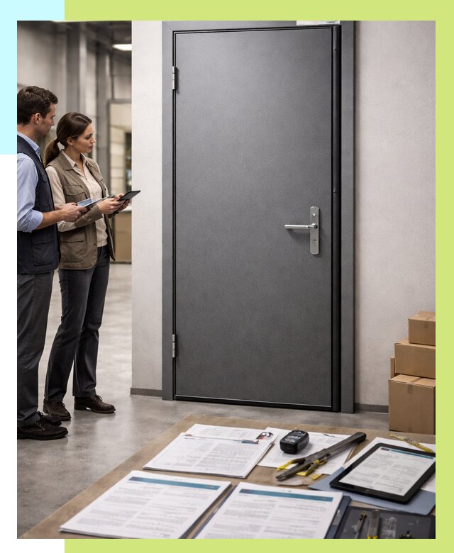 Сертификация противопожарных дверей в Азнакаеве от 9236 р. | Алешин-Знк