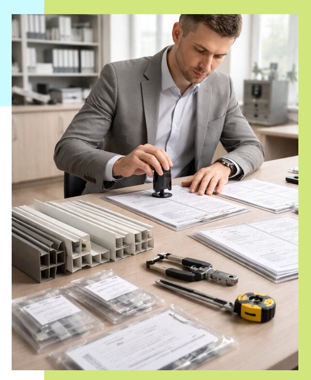 Сертификация ПВХ продукции в Азнакаеве от 8723 р., Алешин-Знк