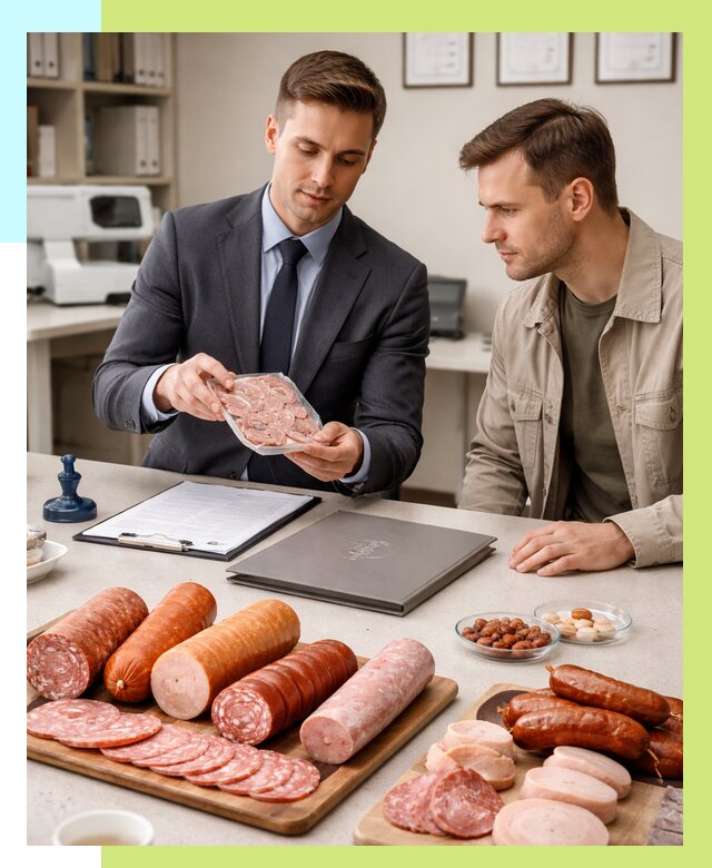 Сертификация колбасных изделий в Азнакаеве от 7697 р. | Алешин-Знк