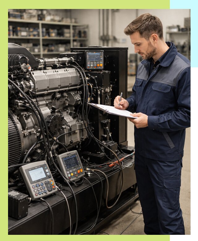 Сертификация дизельных генераторов и их оборудования в Азнакаеве