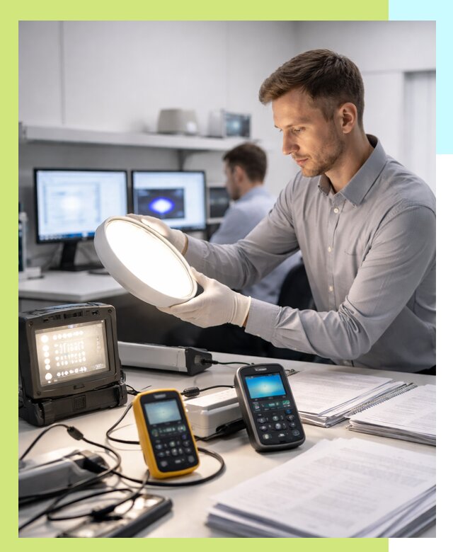 Сертификация светильников в Азнакаеве: испытания и оформление