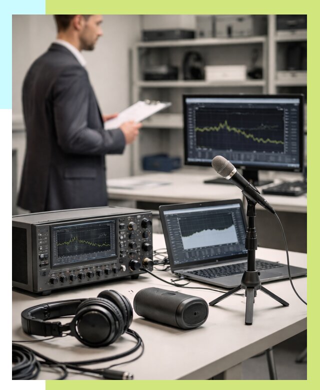 Сертификация аудиотехники в Азнакаеве от 15393 р., Алешин-Знк