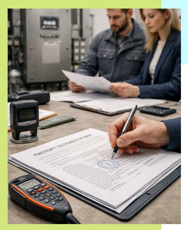 Оформление паспорта эксплуатации оборудования в Азнакаеве