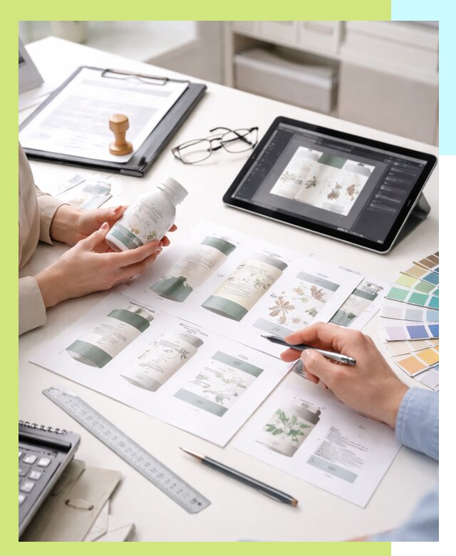 Профессиональная разработка дизайна и текста этикетки продукции в Азнакаеве