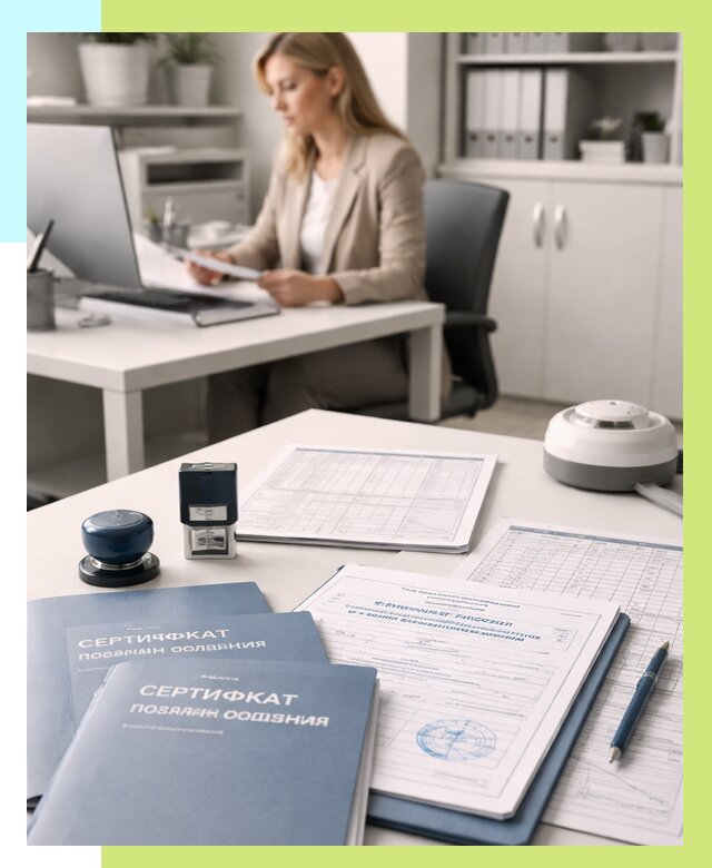 Сертификаты пожарной безопасности в Азнакаеве от 15393 р. | Алешин-Знк