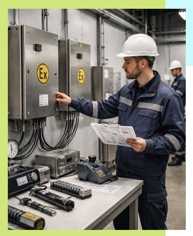 Сертификат взрывозащиты промышленного оборудования в Азнакаеве