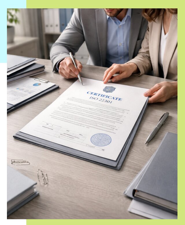 Сертификат ISO 22301 в Азнакаеве от 46179 р. | Алешин-Знк срочно