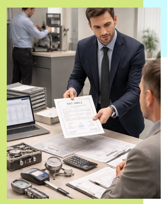 Выдача сертификата ISO 10012 по требованиям метрологии в Азнакаеве